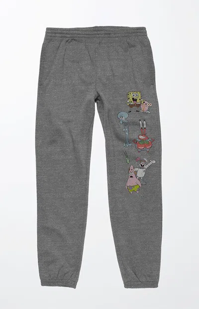 Pacsun Men's Spongebob Squarepants Sweatpants In Gray
