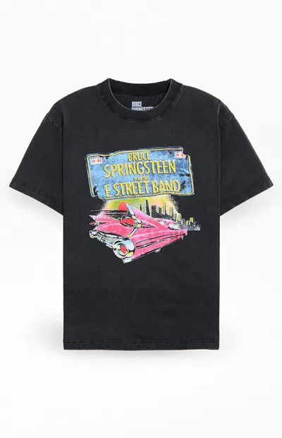 Pacsun Men's Springsteen Born In The Usa Tour T-shirt In Washed Black