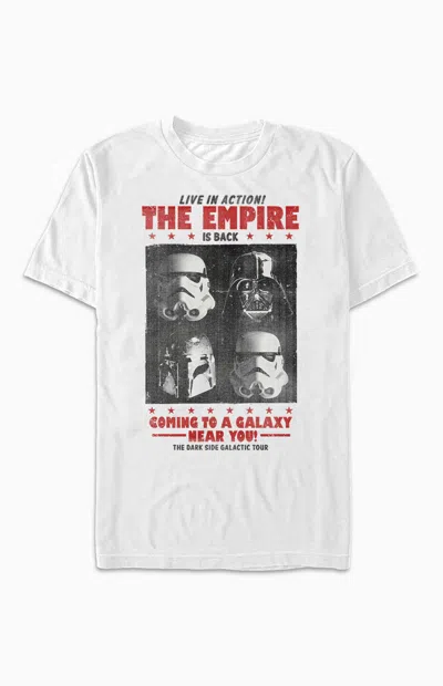 Pacsun Men's Star Wars Coming To A Galaxy Near You T-shirt In White