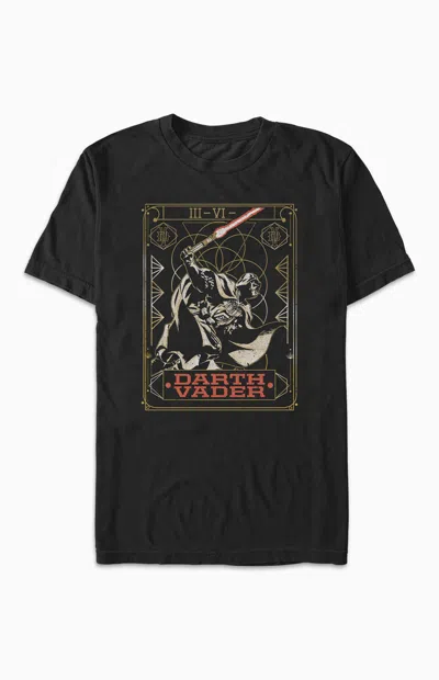 Pacsun Men's Star Wars Darth Vader T-shirt In Black