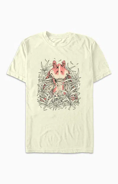 Pacsun Men's Star Wars Gungan Poodoo T-shirt In Natural In Yellow