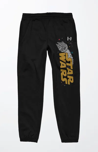 Pacsun Men's Star Wars Logo Millennium Sweatpants In Black