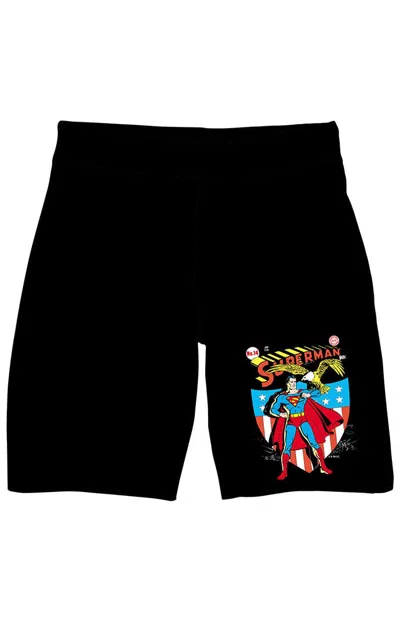 Pacsun Men's Superman Classic Comic Sweat Shorts In Black