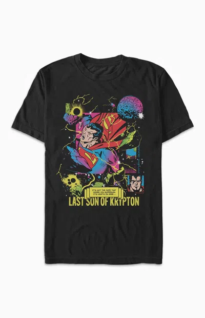 Pacsun Men's Superman Lost Son Of Kryton T-shirt In Black