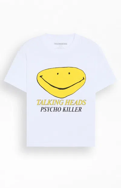 Pacsun Men's Talking Heads Psycho Killer T-shirt In White