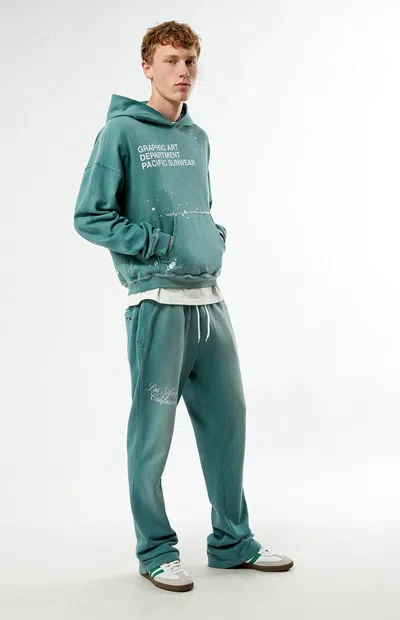 Pacsun Men's Terrain Baggy Sweatpants In Green In Blue
