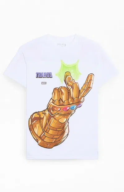 Pacsun Men's Thanos Gauntlet T-shirt In White