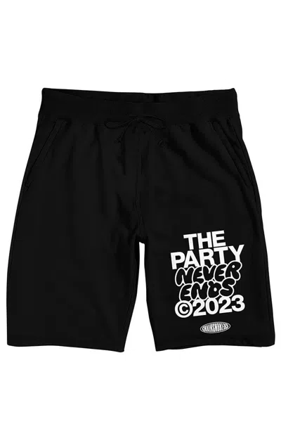 Pacsun Men's The Chainsmokers French Terry Shorts In Black