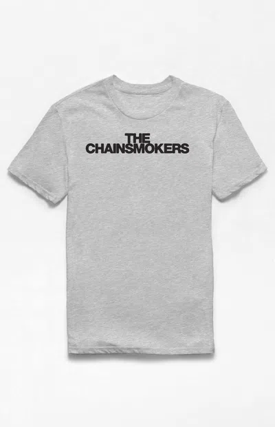 Pacsun Men's The Chainsmokers Heather Gray T-shirt In Heather Grey
