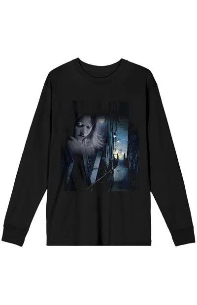 Pacsun Men's The Exorcist Dark Stairway Long Sleeve T-shirt In Black
