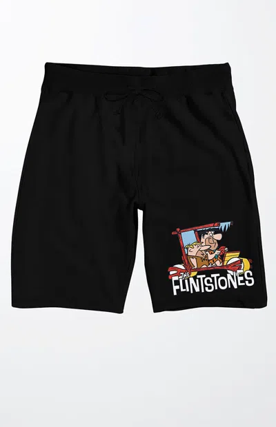 Pacsun Men's The Flintstones Sweat Shorts In Black