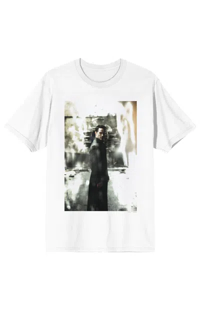 Pacsun Men's The Matrix Neo Cracked Glass T-shirt In White In Multi