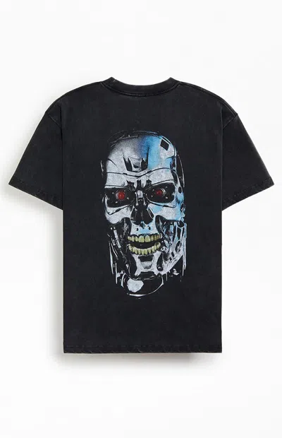Pacsun Men's The Terminator Darkness T-shirt In Washed Black