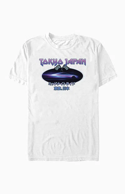 Pacsun Men's Tokyo Nights T-shirt In White