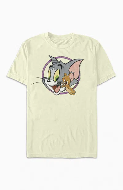 Pacsun Men's Tom And Jerry Group T-shirt In Natural In Neutral