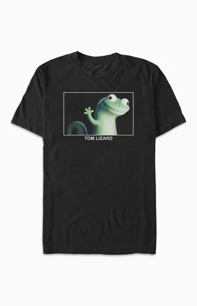 Pacsun Men's Tom Lizard T-shirt In Black