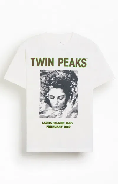 Pacsun Men's Twin Peaks Laura Palmer T-shirt In White