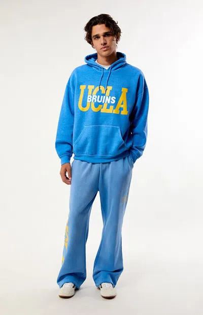 Pacsun Men's Ucla Bruins Washed Wide Leg Sweatpants In Blue