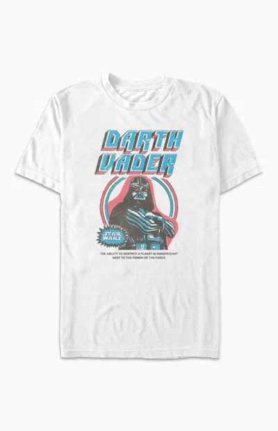 Pacsun Men's Vintage Vader Star Wars T-shirt In White