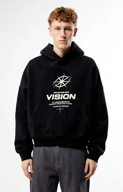 Pacsun Men's Vision Cropped Hoodie In Black