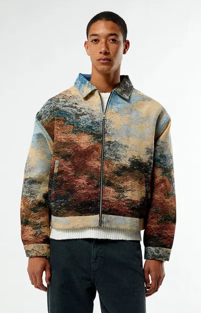 Pacsun Men's Voice Divine Jacquard Gas Jacket In Multi