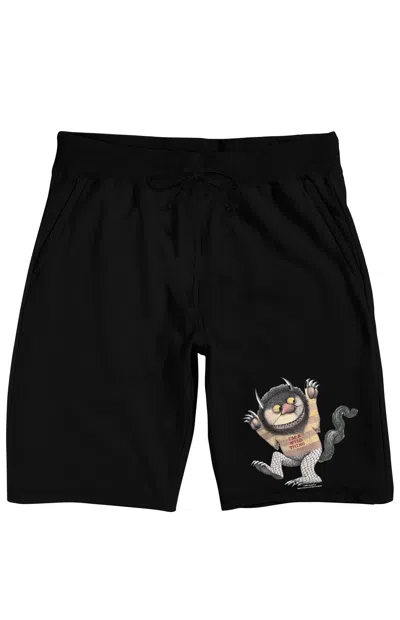Pacsun Men's Where The Wild Things Are Sweat Shorts In Black