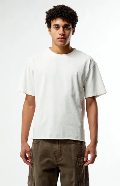 Pacsun Men's White Premium Cropped T-shirt