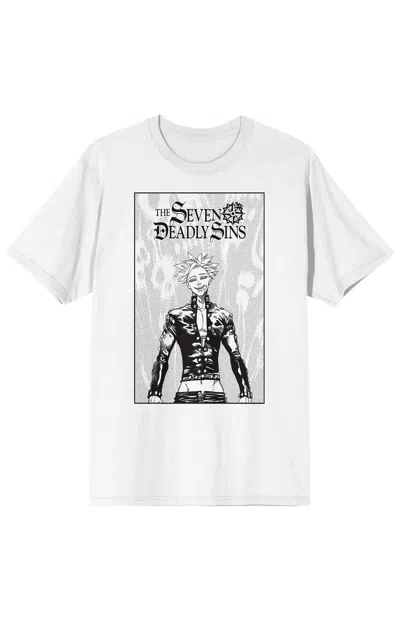 Pacsun Men's White Seven Deadly Sins T-shirt