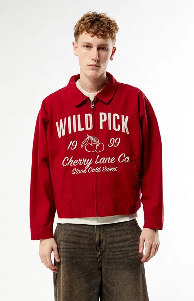 Pacsun Men's Wild Pick Gas Jacket In Red