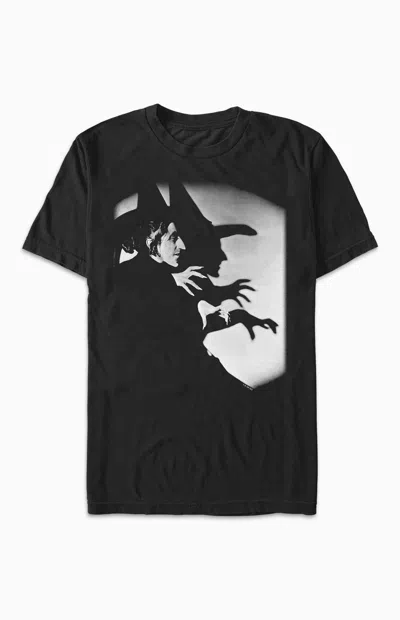 Pacsun Men's Wizard Of oz Wicked Witch T-shirt In Black