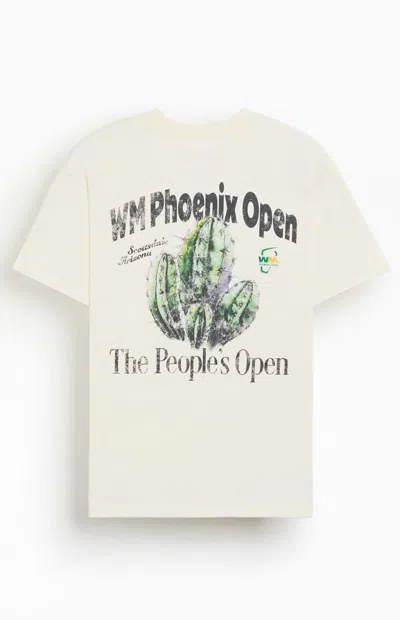 Pacsun Men's Wm People's Open T-shirt In Cream In White
