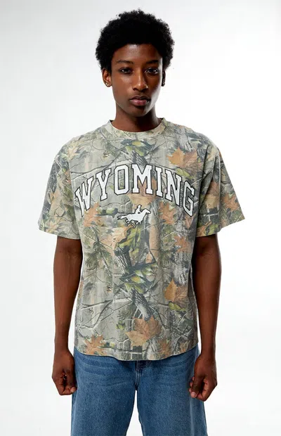 Pacsun Men's Wyoming Camo Tree T-shirt In Camouflage In Multi