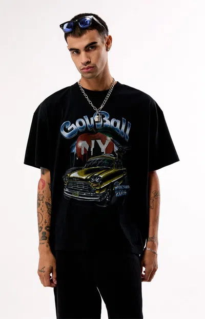 Pacsun Men's X Gov Ball Big Apple T-shirt In Black