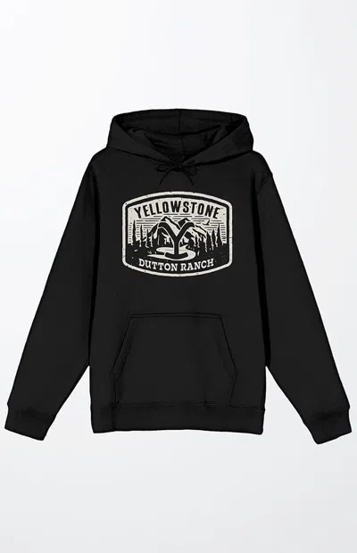 Pacsun Men's Yellowstone Dutton Ranch Hoodie In Black