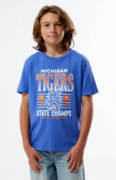 Pacsun Michigan Tigers T-shirt In Blue