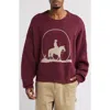 Pacsun Moonlight Oversize Crewneck Sweater