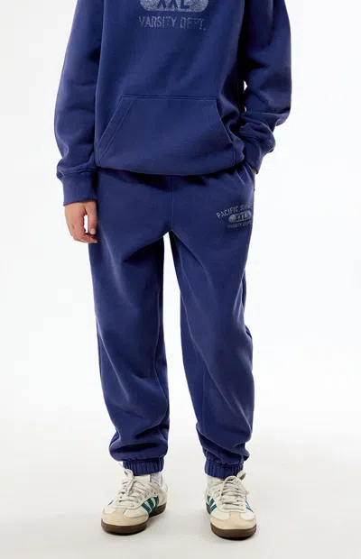 Pacsun Navy Jogger Sweatpants In Blue