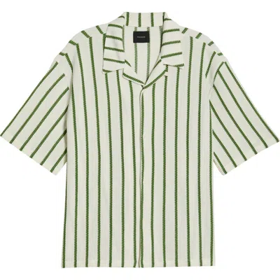 Pacsun Naz Stripe Camp Shirt In Multi