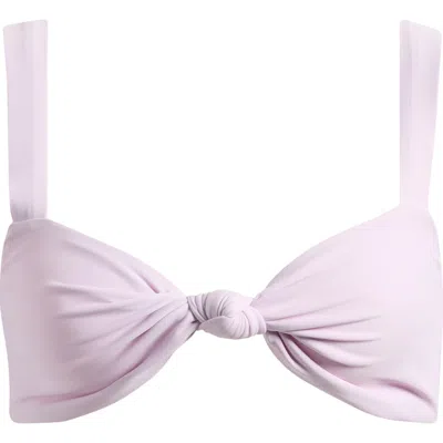 Pacsun Olivia Knotted Bikini Top In Pink