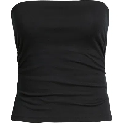 Pacsun Ophelia Ruched Tube Top In Black