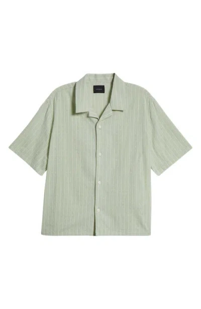 Pacsun Oversize Pointelle Camp Shirt