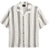 Pacsun Oversize Textured Stripe Camp Shirt In Multi