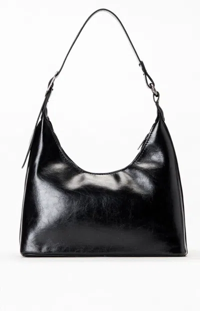 Pacsun Paige Faux Leather Shoulder Bag In Black