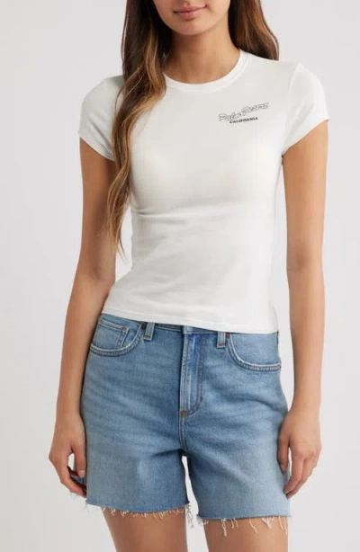 Pacsun Palm Desert Skimmer Graphic Tee In White