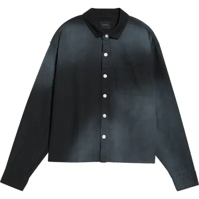 Pacsun Pike Work Button-up Shirt In Gray