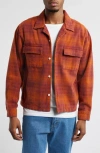 Pacsun Plaid Crop Long Sleeve Flannel Camp Shirt
