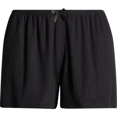 Pacsun Pointelle Shorts In Anthracite