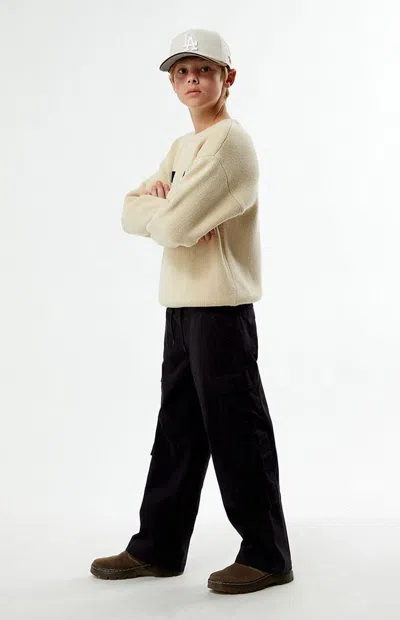 Pacsun Porter Baggy Pants Stretch E-waist Cargo Black