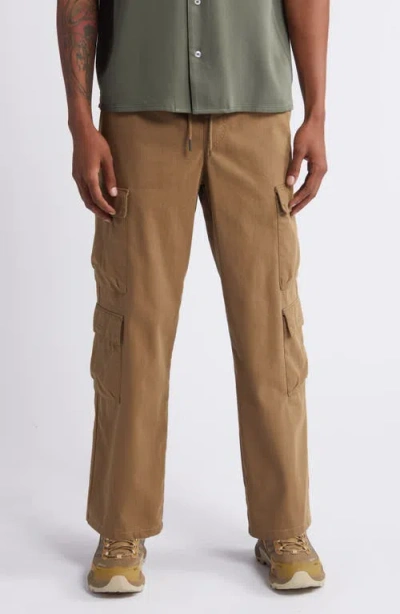 Pacsun Porter Drawstring Cargo Pants In Kangaroo