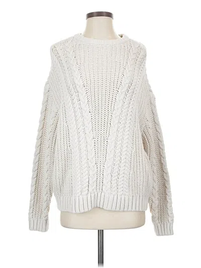 Pre-owned Pacsun Pullover Sweater In White